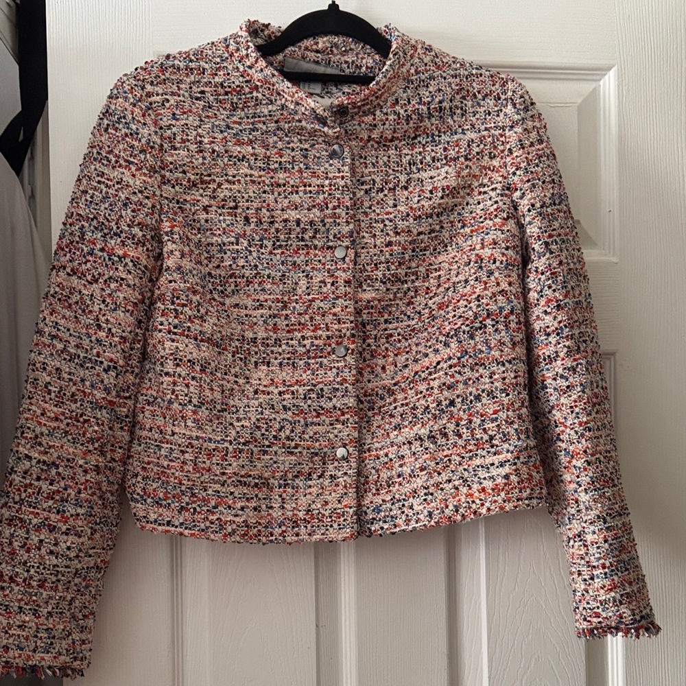 H&M Women's Multicolor Tweed Jacket
